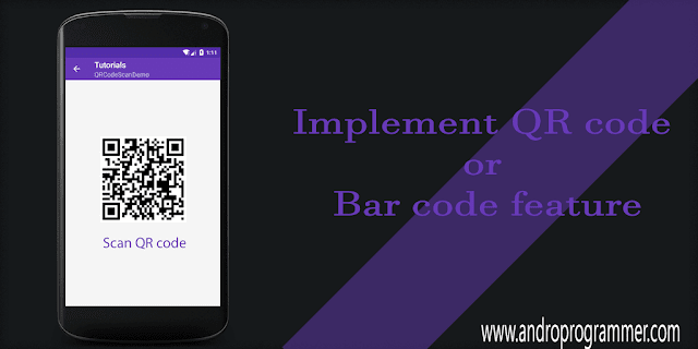 Detect QR code using Google play service library androprogrammer.com